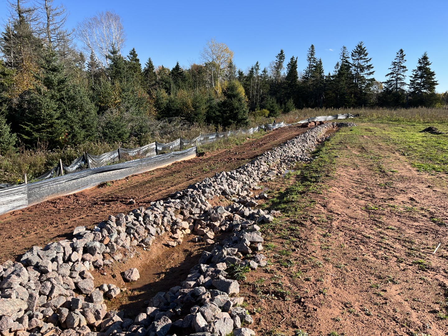 Woodland Creek drainage catch system.